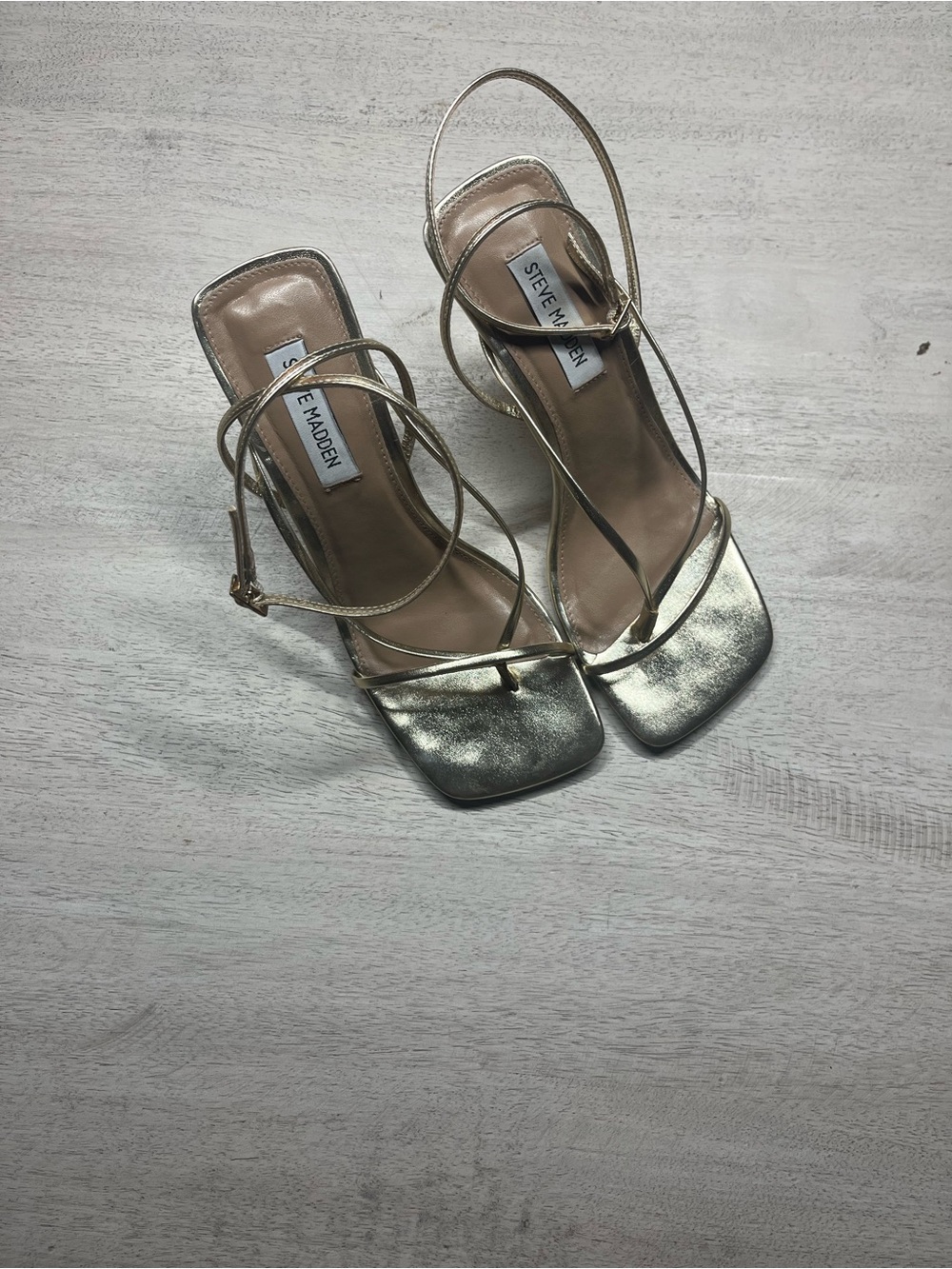 Steve Madden Annie Heels in Champagne - Picture 4 of 6